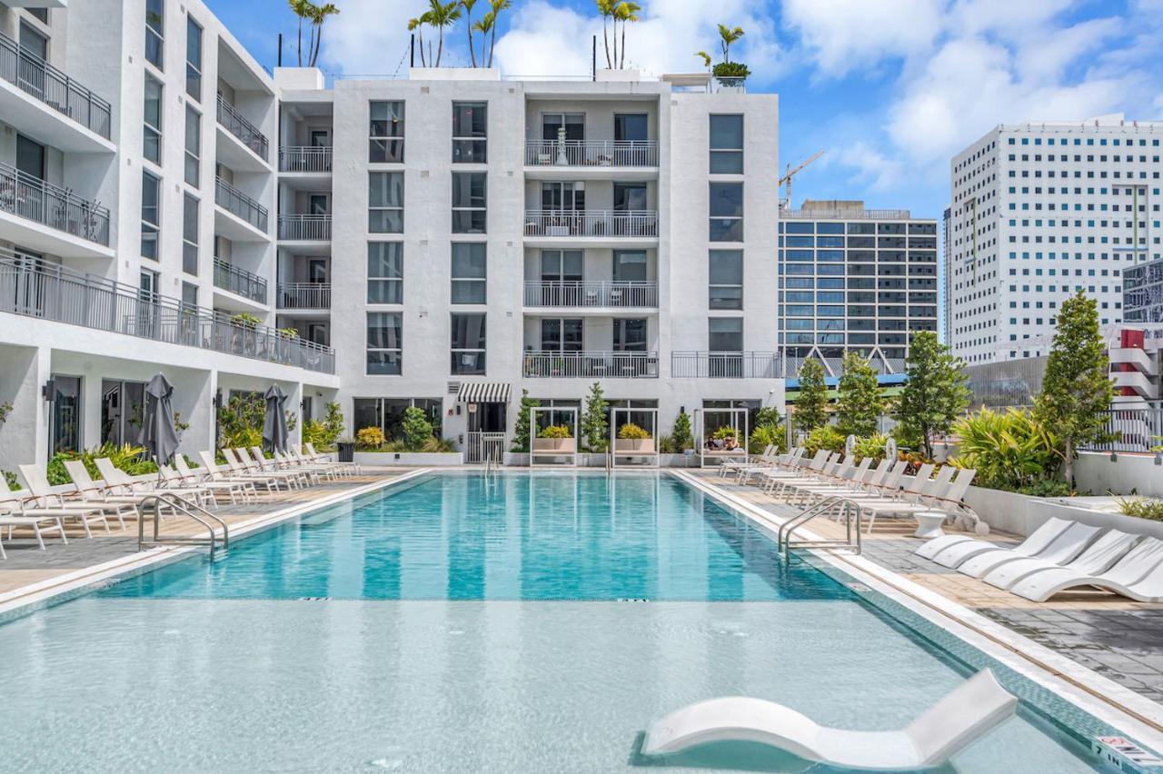 Modern Unit In Downtown Miami With Free Parking Exterior foto