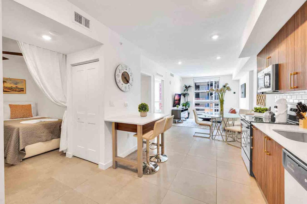 Modern Unit In Downtown Miami With Free Parking Exterior foto