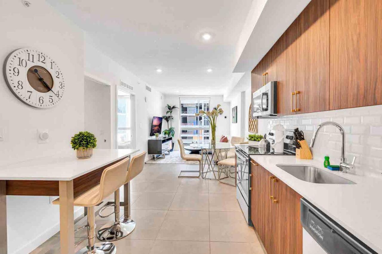 Modern Unit In Downtown Miami With Free Parking Exterior foto